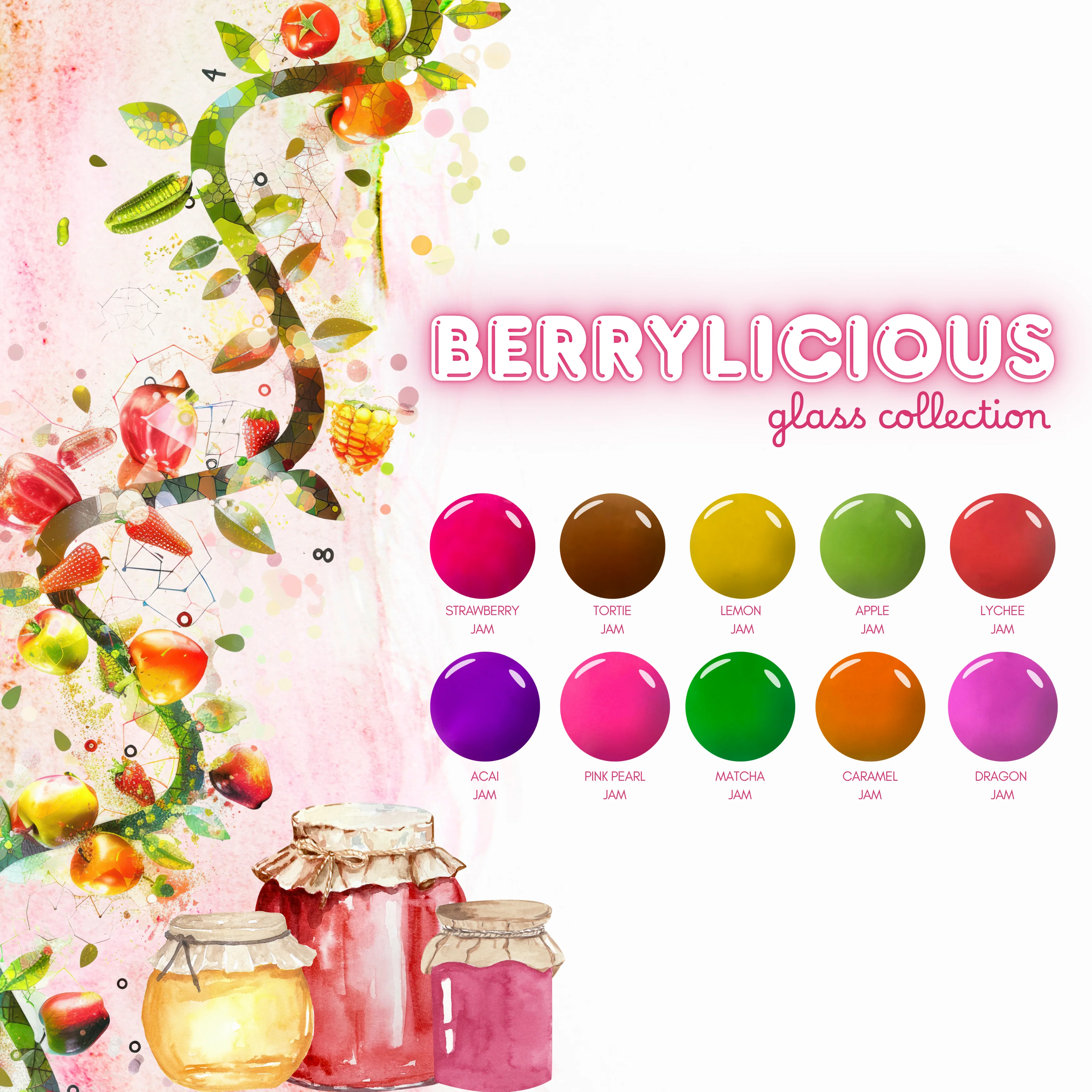 BERRYLICIOUS COLLEZIONE COLORI EFFETTO VETRO