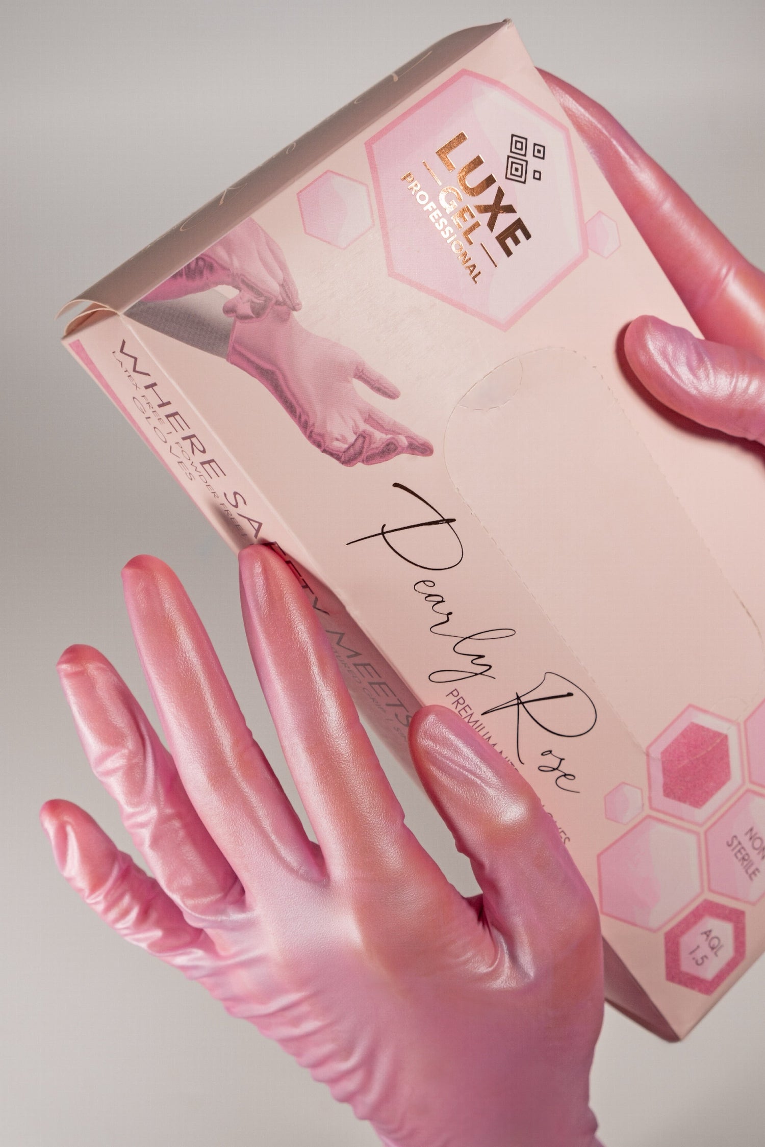 GUANTI PEARLY ROSE - 50 PC